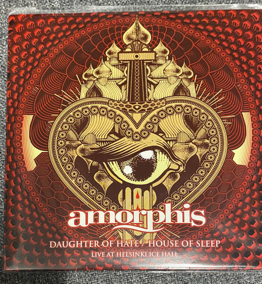 Amorphis : Daughter Of Hate / House Of Sleep (7", Single, Ltd, Red)