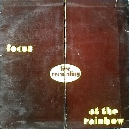 Focus (2) : At The Rainbow (LP, Album)
