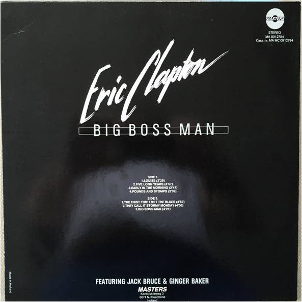 Eric Clapton Featuring Jack Bruce & Ginger Baker : Big Boss Man (LP, Comp)