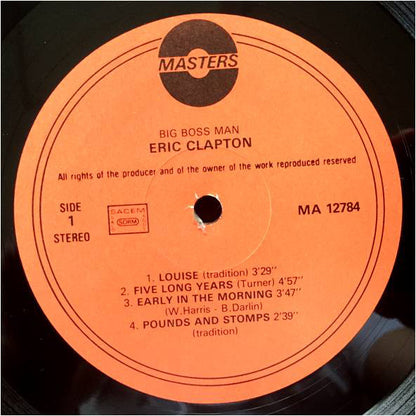 Eric Clapton Featuring Jack Bruce & Ginger Baker : Big Boss Man (LP, Comp)
