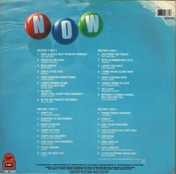Various : Now That's What I Call Music 12 (2xLP, Comp, Yel)