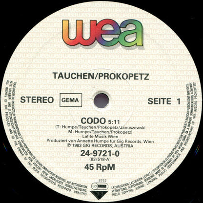 Tauchen-Prokopetz / DÖF : Codo...Düse Im Sauseschritt (12", Maxi)