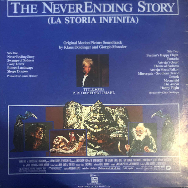 Giorgio Moroder / Klaus Doldinger : The NeverEnding Story = La Storia Infinita (Original Motion Picture Soundtrack) (LP, Album)