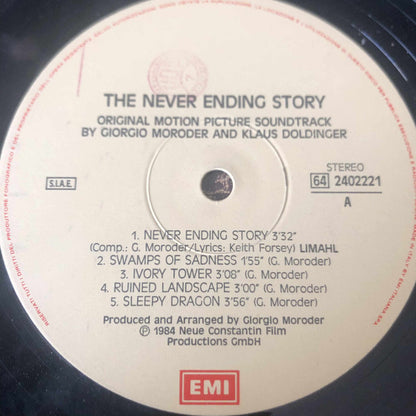 Giorgio Moroder / Klaus Doldinger : The NeverEnding Story = La Storia Infinita (Original Motion Picture Soundtrack) (LP, Album)