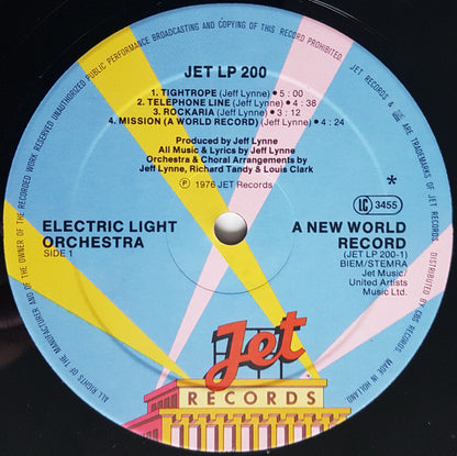 Electric Light Orchestra : A New World Record (LP, Album, Ast)