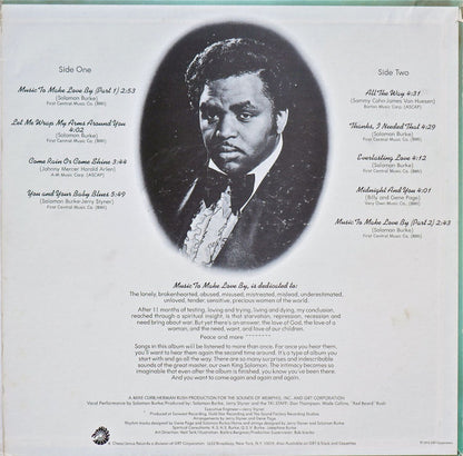 Solomon Burke : Music To Make Love By (LP, Album)