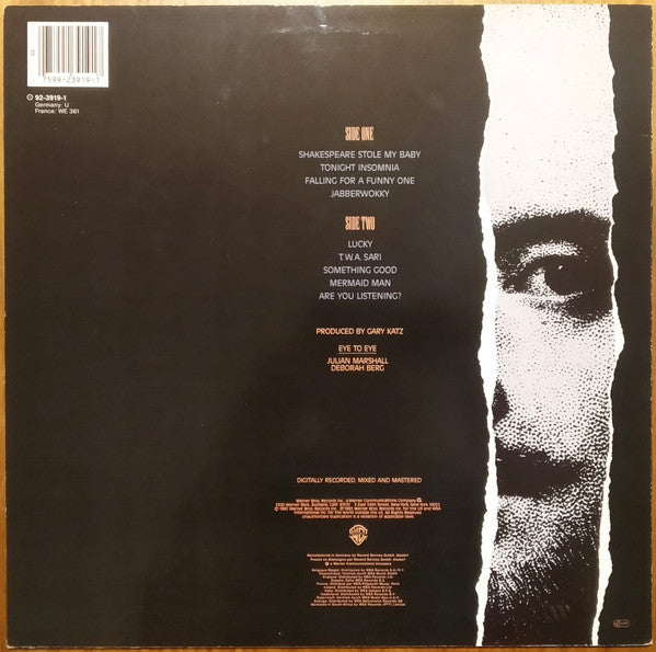 Eye To Eye (2) : Shakespeare Stole My Baby (LP, Album)