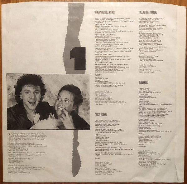 Eye To Eye (2) : Shakespeare Stole My Baby (LP, Album)