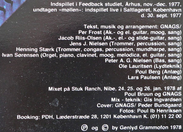 Gnags : Er Du Hjemme I Aften (LP, Album, Gat)