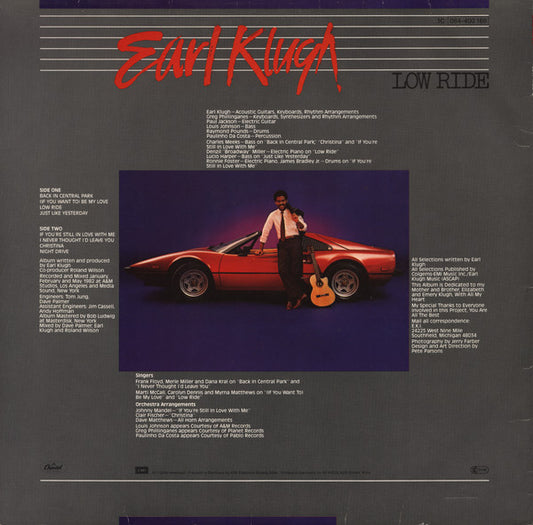 Earl Klugh : Low Ride (LP, Album)