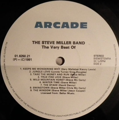 Steve Miller Band : The Very Best Of (LP, Comp)