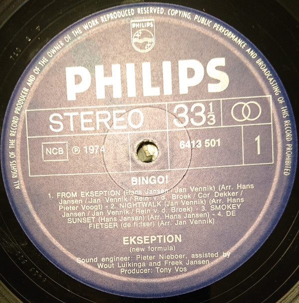Ekseption (New Formula)* : Bingo (LP, Album)