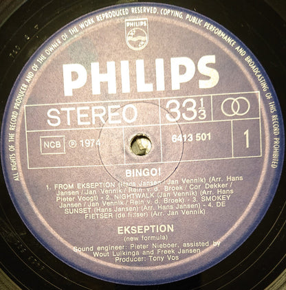 Ekseption (New Formula)* : Bingo (LP, Album)