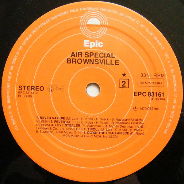 Brownsville Station : Air Special (LP, Album)