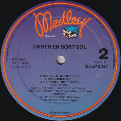 Sods : Under En Sort Sol (LP, Album, RP)