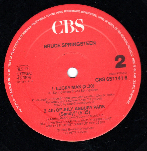 Bruce Springsteen : Brilliant Disguise (12", Maxi, Glo)