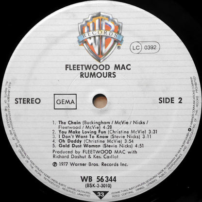 Fleetwood Mac : Rumours (LP, Album, RE)