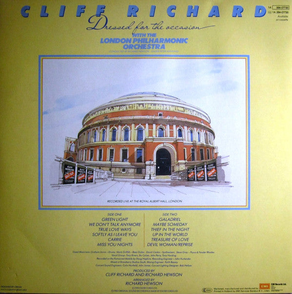 Cliff Richard With The London Philharmonic Orchestra* : Dressed For The Occasion (LP, Album, Liv)