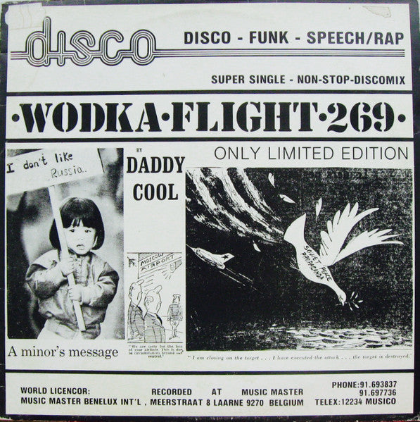 Daddy Cool (3) : Wodka Flight 269 (12", Maxi, Red)