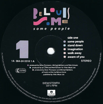 Belouis Some : Some People (LP, Album)