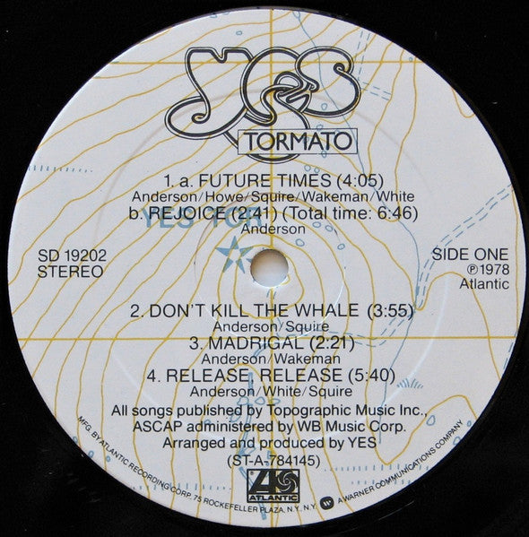 Yes : Tormato (LP, Album, PRC)