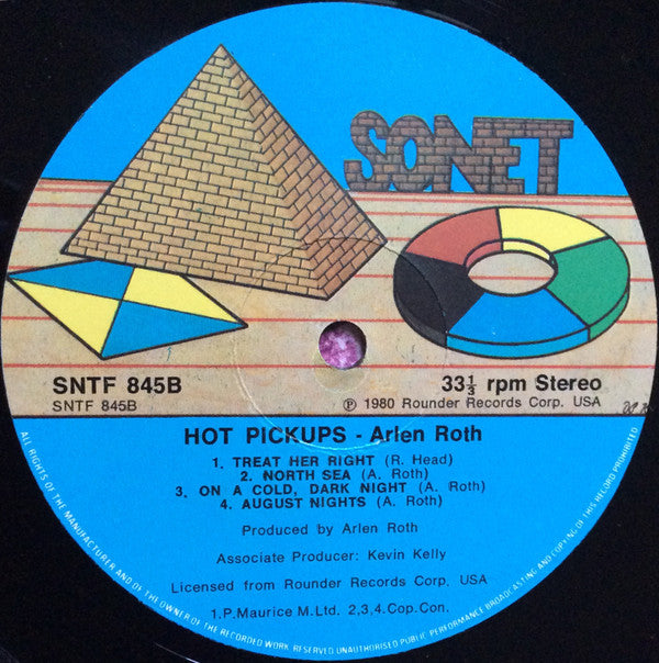 Arlen Roth : Hot Pickups (LP, Album)
