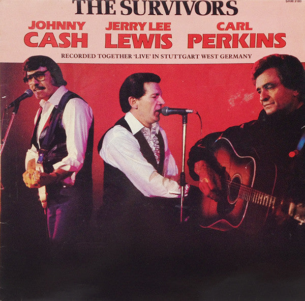 Johnny Cash, Carl Perkins, Jerry Lee Lewis : The Survivors (LP, Album, RE)