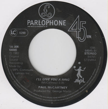 Paul McCartney : Take It Away (7", Single)
