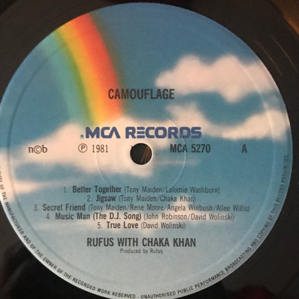 Rufus & Chaka Khan : Camouflage (LP, Album)
