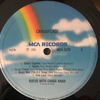 Rufus & Chaka Khan : Camouflage (LP, Album)
