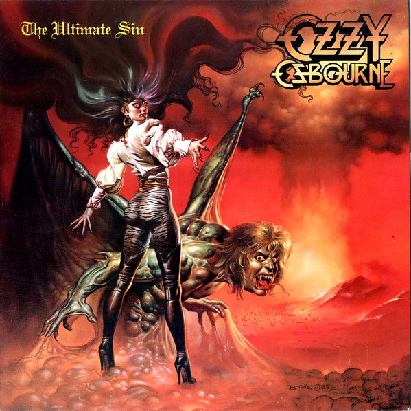 Ozzy Osbourne : The Ultimate Sin (LP, Album, RE)