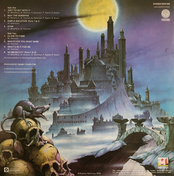Nazareth (2) : No Mean City (LP, Album)
