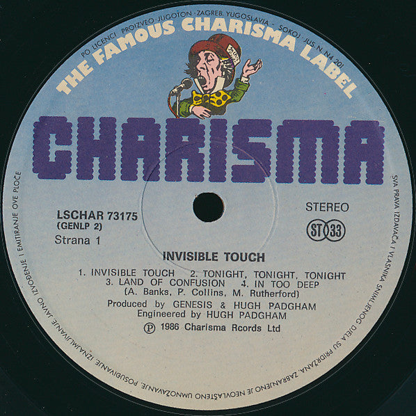 Genesis : Invisible Touch (LP, Album)