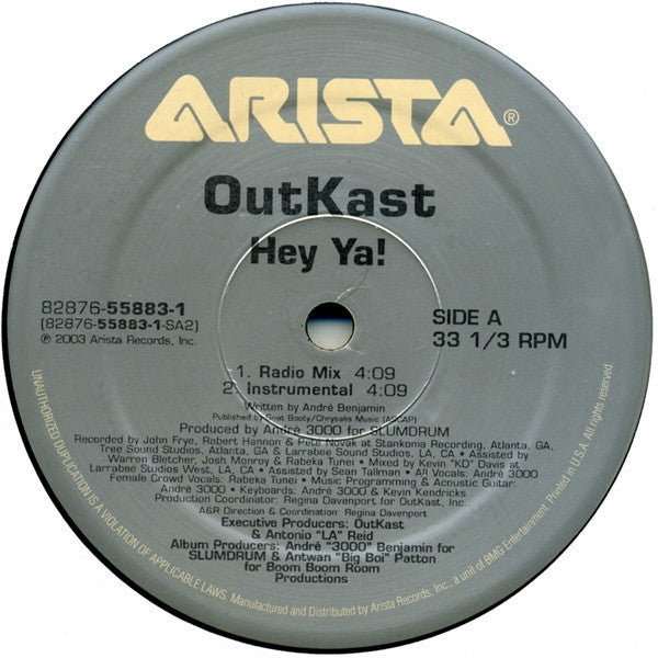 OutKast : The Way You Move / Hey Ya! (12")