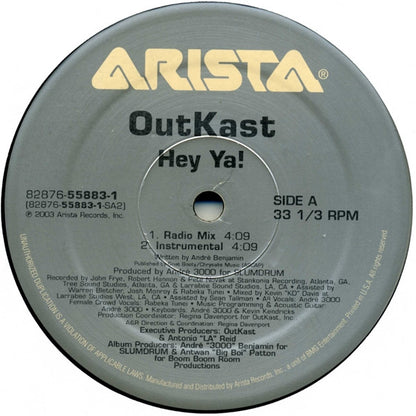 OutKast : The Way You Move / Hey Ya! (12")