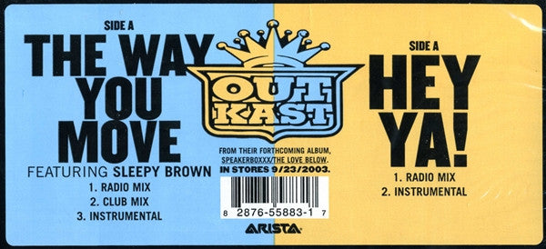 OutKast : The Way You Move / Hey Ya! (12")