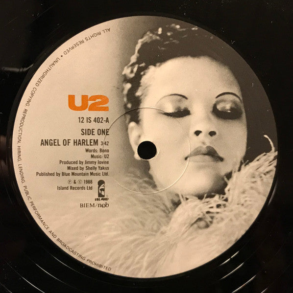 U2 : Angel Of Harlem (12", Single)