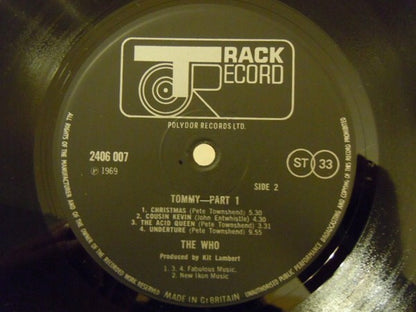 The Who : Tommy - Part 1 (LP, Album)