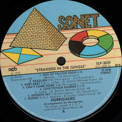 Hurriganes : Stranded In The Jungle (LP, Album)