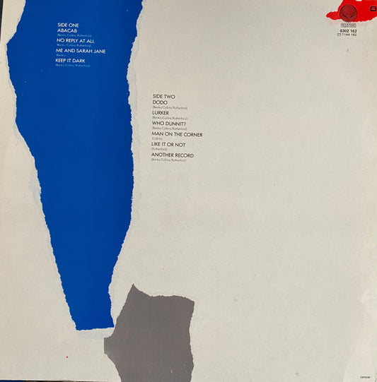 Genesis : Abacab (LP, Album, RE, RBY)