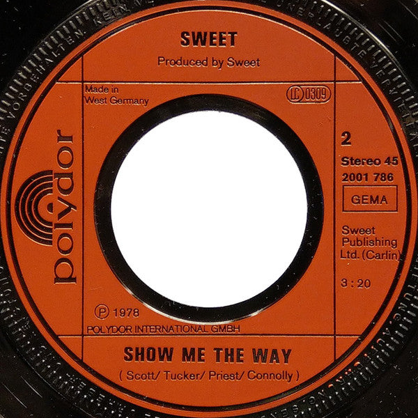 The Sweet : California Nights (7", Single)