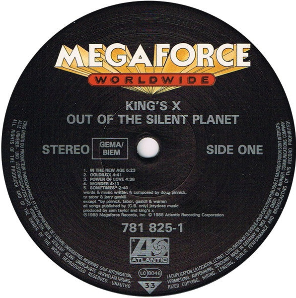 King's X : Out Of The Silent Planet (LP, Album)