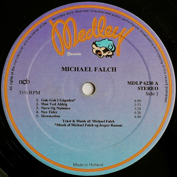 Michael Falch : Michael Falch (LP, Album, RE, Pin)