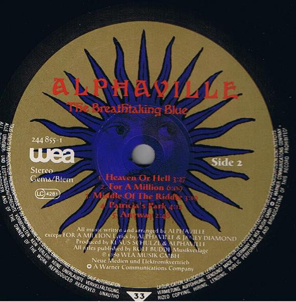 Alphaville : The Breathtaking Blue (LP, Album)