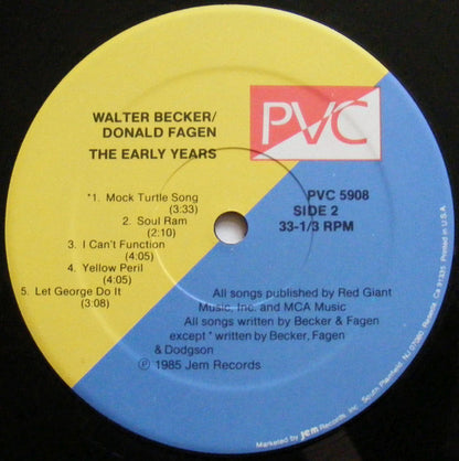 Walter Becker, Donald Fagen : The Early Years (LP, Album, RE)