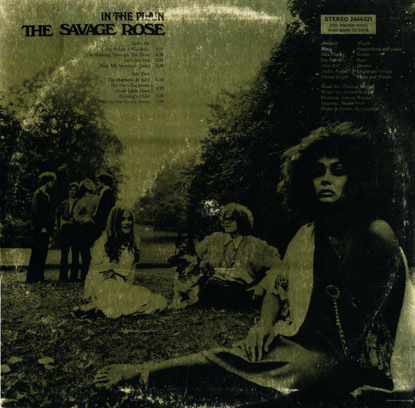 The Savage Rose* : In The Plain (LP, Album, RE)