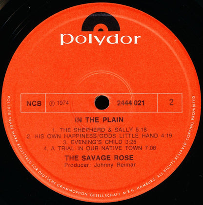 The Savage Rose* : In The Plain (LP, Album, RE)