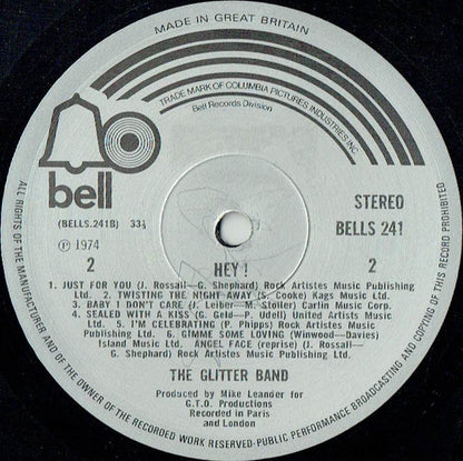 The Glitter Band : Hey! (LP, Album)