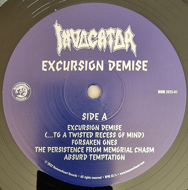 Invocator : Excursion Demise (LP, Album, Ltd, RE, RM)