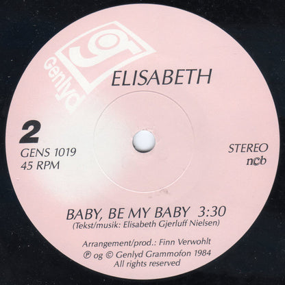 Elisabeth (3) : Tågedage (7", Single)